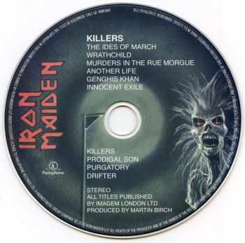 CD Iron Maiden: Killers DIGI