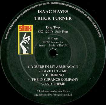 2LP Isaac Hayes: Truck Turner (Original Soundtrack)