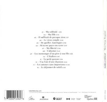 CD Isabelle Boulay: Merci Serge Reggiani