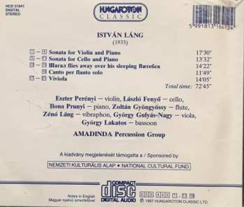 CD Lang István: Sonata For Violin And Piano / Sonata For Cello And Piano