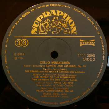 LP Ivan Klánský: Cello Miniatures