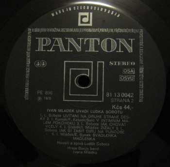 LP Ivan Mládek: Ivan Mládek Uvádí Luďka Sobotu