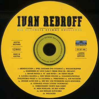 CD Ivan Rebroff: Die Schönste Stimme Russlands