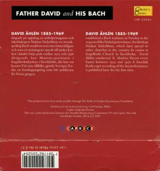 2CD/Zestaw pudełkowy Johann Sebastian Bach: Father David & His Bach: St. Matthew Passion