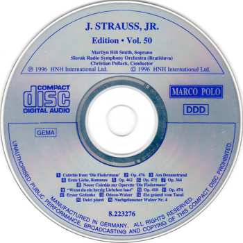 CD Johann Strauss Jr.: Edition · Vol. 50