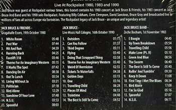 5CD/2DVD/Zestaw pudełkowy Jack Bruce: Live At Rockpalast 1980, 1983 And 1990