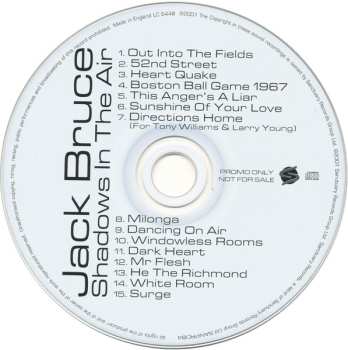 CD Jack Bruce: Shadows In The Air