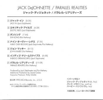 CD Jack DeJohnette: Parallel Realities