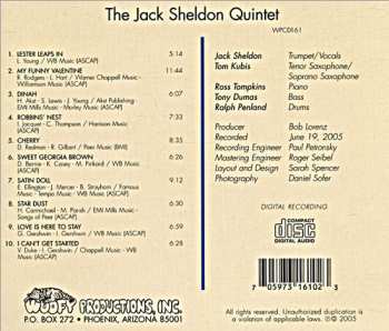 CD Jack Sheldon Quintet: Sunday Afternoons At The Lighthouse