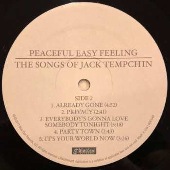 LP Jack Tempchin: Peaceful Easy Feeling - The Songs Of Jack Tempchin