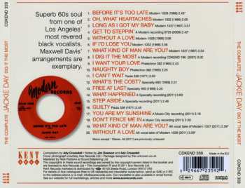 CD Jackie Day: The Complete Jackie Day - Dig It The Most