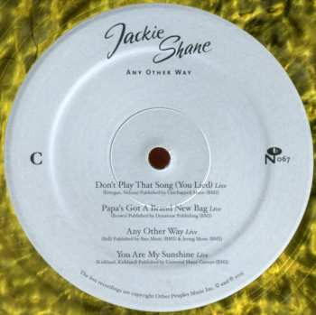 2LP Jackie Shane: Any Other Way NUM | LTD | CLR