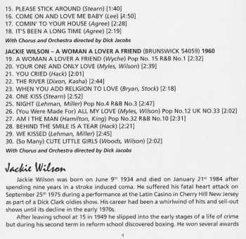 2CD Jackie Wilson: Talk That Talk: The First 5 Albums On 2CDs 1958-1960