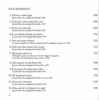 3CD/Zestaw pudełkowy Cappella Mediterranea: Motetti - Madrigali - Chansons