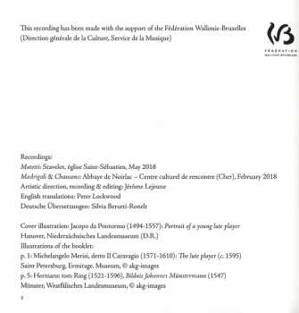 3CD/Zestaw pudełkowy Cappella Mediterranea: Motetti - Madrigali - Chansons