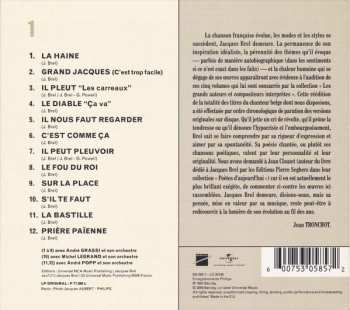 5CD/Zestaw pudełkowy Jacques Brel: Enregistrements Philips 1954-1961