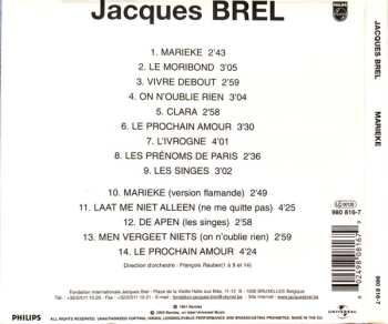 CD Jacques Brel: Marieke