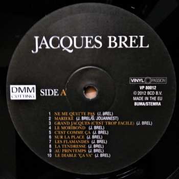 LP Jacques Brel: Ne Me Quitte Pas