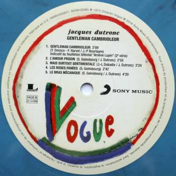 LP Jacques Dutronc: Gentleman Cambrioleur LTD | CLR