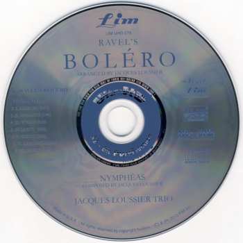 CD Jacques Loussier Trio: Ravel's Bolero