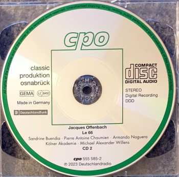 2CD Jacques Offenbach: Le Violoneux; Le 66