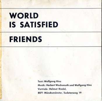 LP Jam: World Is Satisfied / Friends