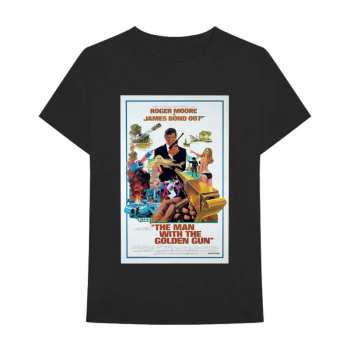 Merch James Bond 007: Koszulka The Man With The Golden Gun Plakat 