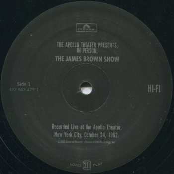 LP James Brown: 'Live' At The Apollo