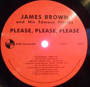 LP James Brown & The Famous Flames: Please, Please, Please