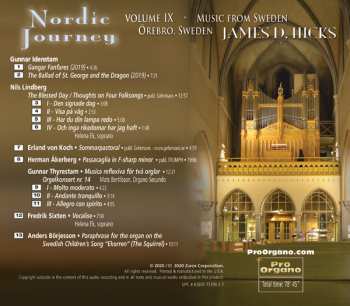 CD James D. Hicks: Nordic Journey: Volume IX - Music From Sweden