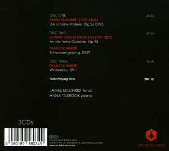 3CD/Zestaw pudełkowy Franz Schubert: Song Cycles: Die Schöne Müllerin・Winterreise・Schwanengesang