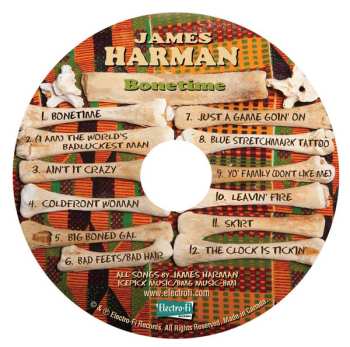 CD James Harman: Bonetime