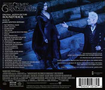 CD James Newton Howard: Fantastic Beasts: The Crimes Of Grindelwald (Original Motion Picture Soundtrack)