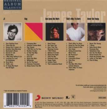 5CD/Zestaw pudełkowy James Taylor: Original Album Classics
