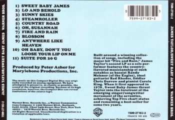 CD James Taylor: Sweet Baby James