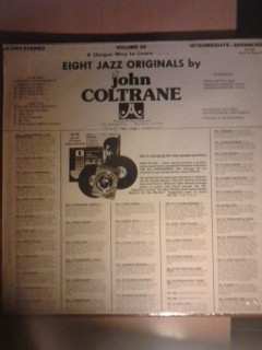 LP Jamey Aebersold: Eight Jazz Originals By John Coltrane