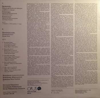 LP Ján Cikker: Slovenská Suita / Spomienky