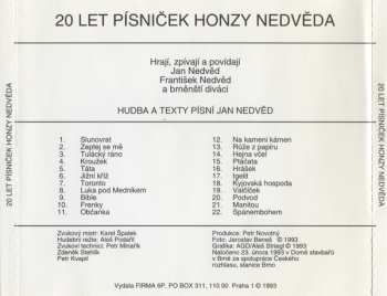 CD Jan Nedvěd: 20 Let Písniček Honzy Nedvěda