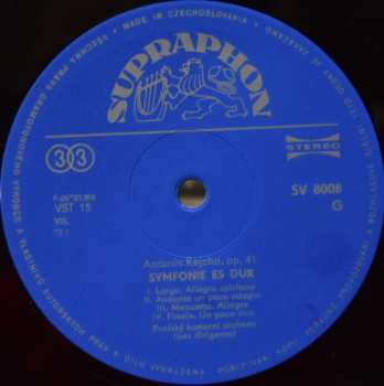 LP Jan Václav Hugo Voříšek: Symfonie