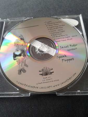 CD Janet Feder: Speak Puppet