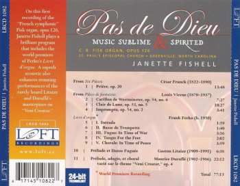 CD Janette Fishell: Pas de Dieu: Music Sublime & Spirited
