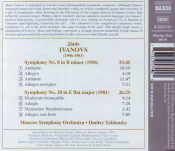 CD Dmitry Yablonsky: Symphonies Nos. 8 And 20