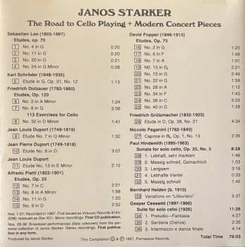 CD Janos Starker: The Road To Cello Playing