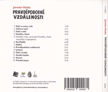 CD Jaroslav Hutka: Pravděpodobné Vzdálenosti