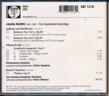 CD Ludwig van Beethoven: The Unpublished Recordings