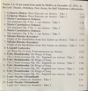 CD Jascha Heifetz: Collection Vol.1   