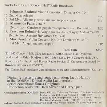 CD Jascha Heifetz: Collection Vol.1   