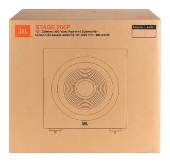 Technologia audio Jbl Stage 200p - Aktivní Subwoofer, 10", 150 W Rms - Bílá