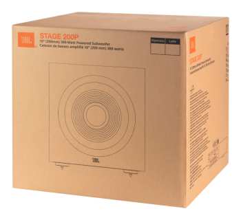 Technologia audio Jbl Stage 200p - Aktivní Subwoofer, 10", 150 W Rms - Bílá