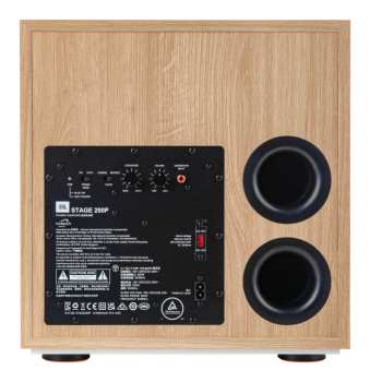 Technologia audio Jbl Stage 200p - Aktivní Subwoofer, 10", 150 W Rms - Bílá
